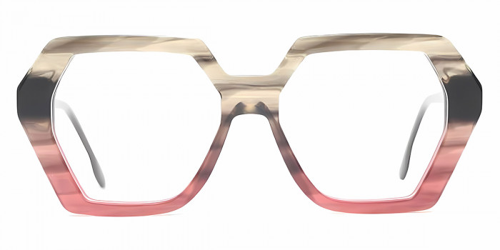 Henau™ LAMBA AA78 54 - Greige Fuchsia/Dark Brown