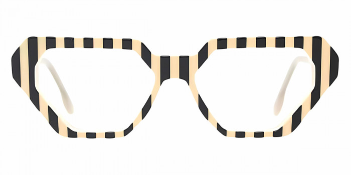 Henau™ LANCONO A88 52 - Black Ivory Striped/Beige