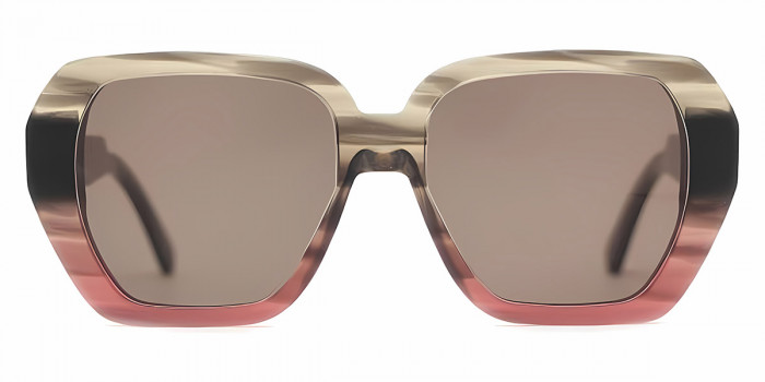 Henau™ LANIKA SUN AA78 55 - Greige Fuchsia/Dark Brown