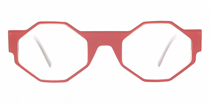 Henau™ OCTAGONO AA84 50 - Red/Pink/Transparant Brown