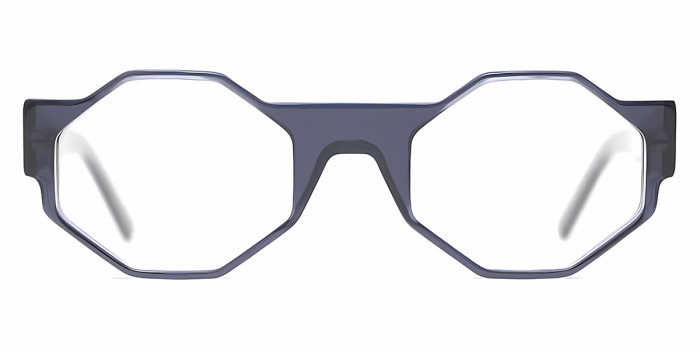 Henau™ OCTAGONO J41 50 - Dark Blue Transparent/Black