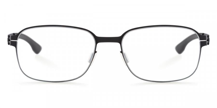 Ic! Berlin Aldo M. Black Eyeglasses Front View