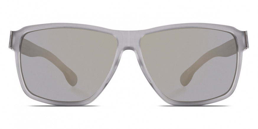 Ic! Berlin Alpha Sky-Gray-Rough Sunglasses Front View