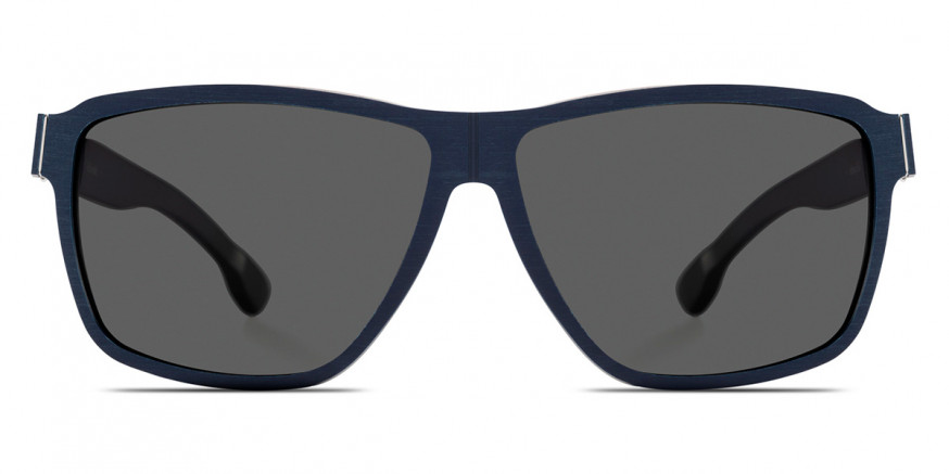 Ic! Berlin Alpha True-Blue-Rough Sunglasses Front View