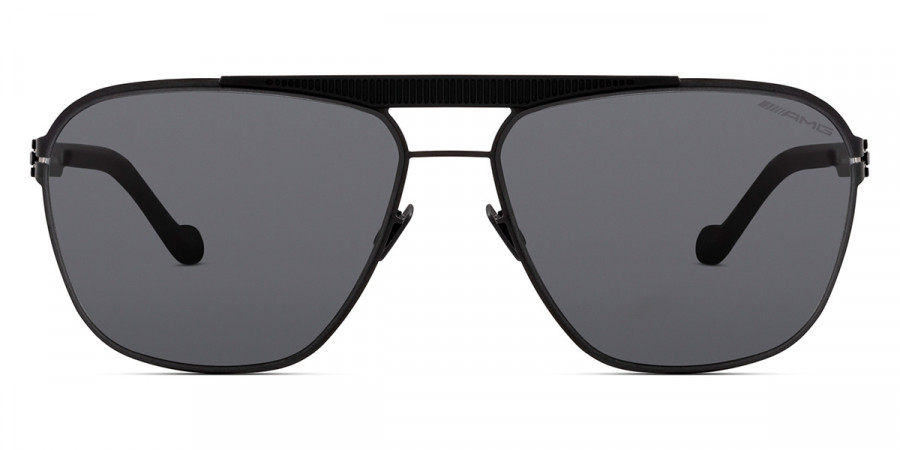 Ic! Berlin AMG 01 Lamelle Raceline-Black Sunglasses Front View