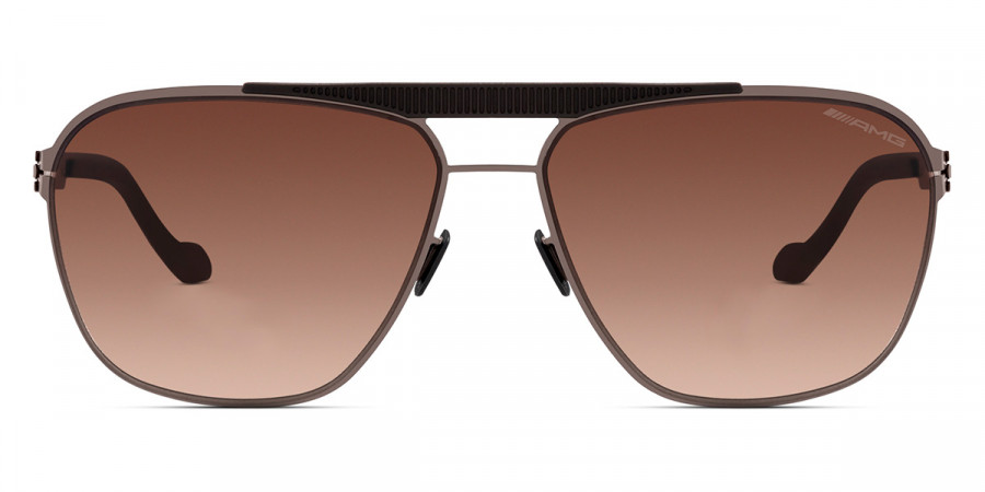 Ic! Berlin AMG 01 Lamelle Raceline-Charcoal Sunglasses Front View