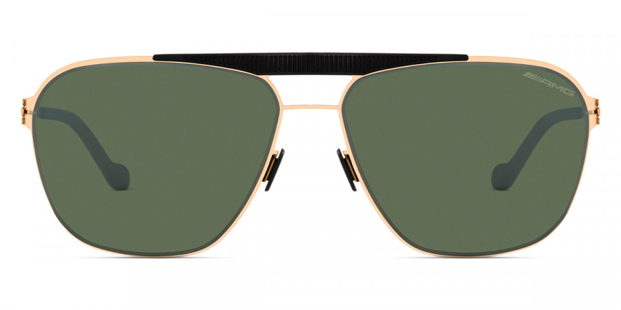 Ic! Berlin AMG 01 Lamelle Raceline-Gold Sunglasses Front View