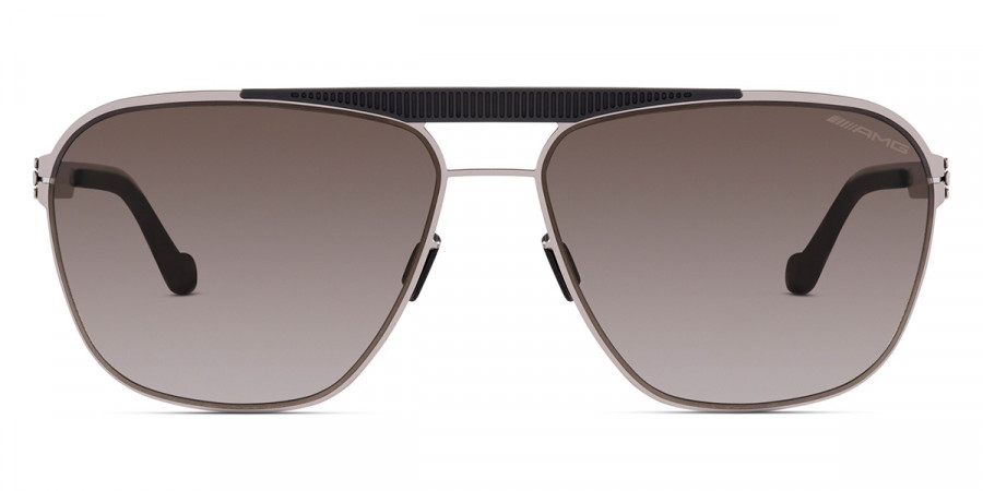 Ic! Berlin AMG 01 Lamelle Raceline-Gray Sunglasses Front View