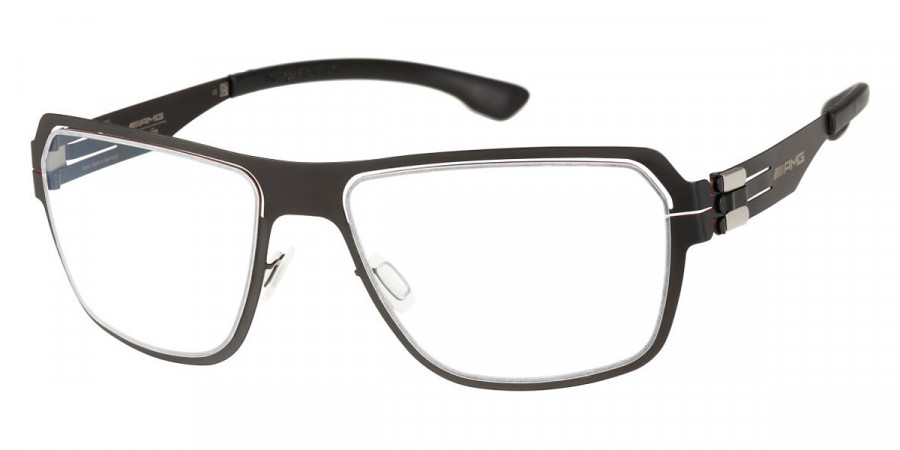 Ic! Berlin AMG 04 Black-Red 97 Eyeglasses Side View