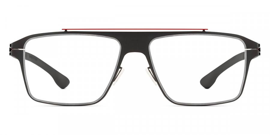 Ic! Berlin AMG 05 Black-Red 97 Eyeglasses Front View