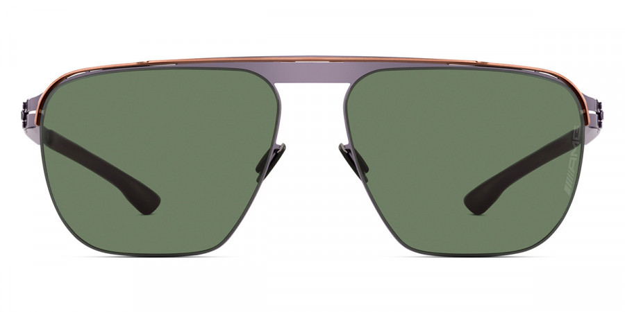 Ic! Berlin AMG 06 Aubergine-Shiny Copper Sunglasses Front View