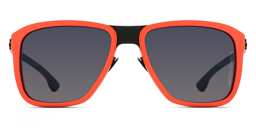 Ic! Berlin AMG 07 Black-Orange Sunglasses Front View