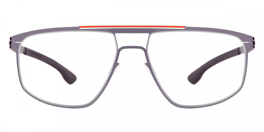 Ic! Berlin AMG 08 Orange Bridge-Aubergine Eyeglasses Front View
