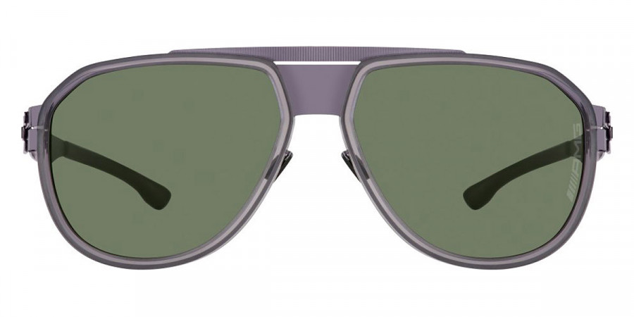 Ic! Berlin AMG 10 Aubergine-Gray Sunglasses Front View