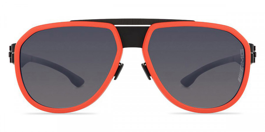 Ic! Berlin AMG 10 Black-Orange Sunglasses Front View