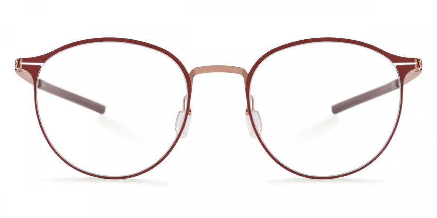 Ic! Berlin Amihan Fired Copper Circle Eyeglasses Front View