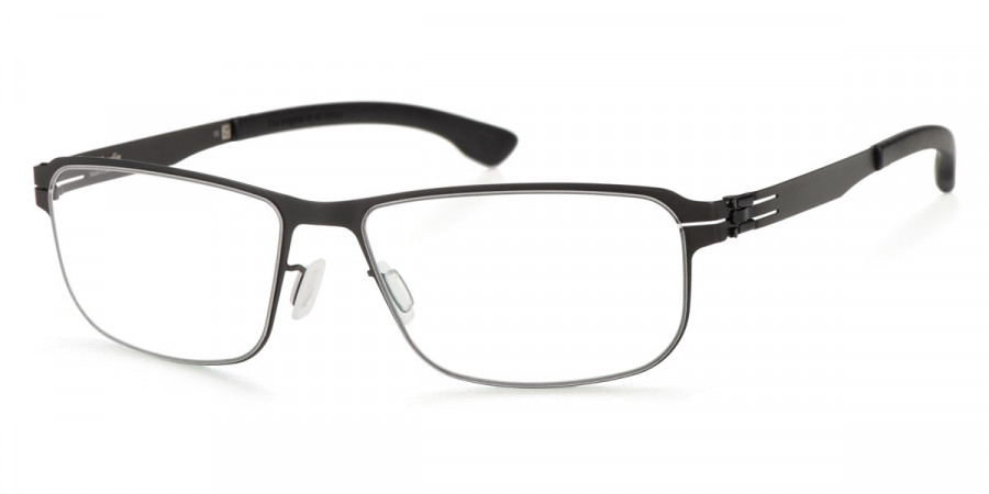 Ic! Berlin Andrew P. Black Eyeglasses Side View