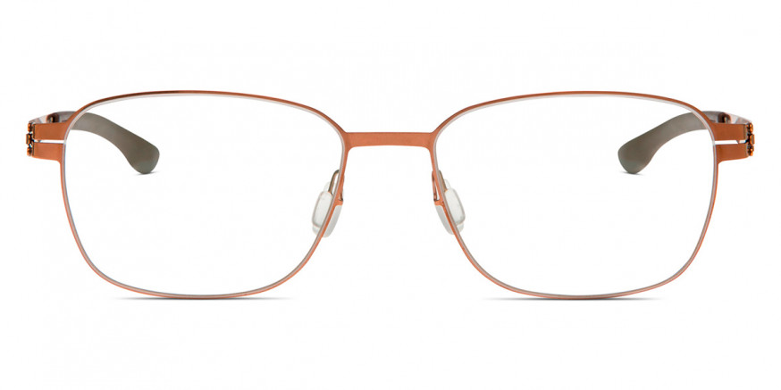 Ic! Berlin Andy L. Shiny Copper Eyeglasses Front View