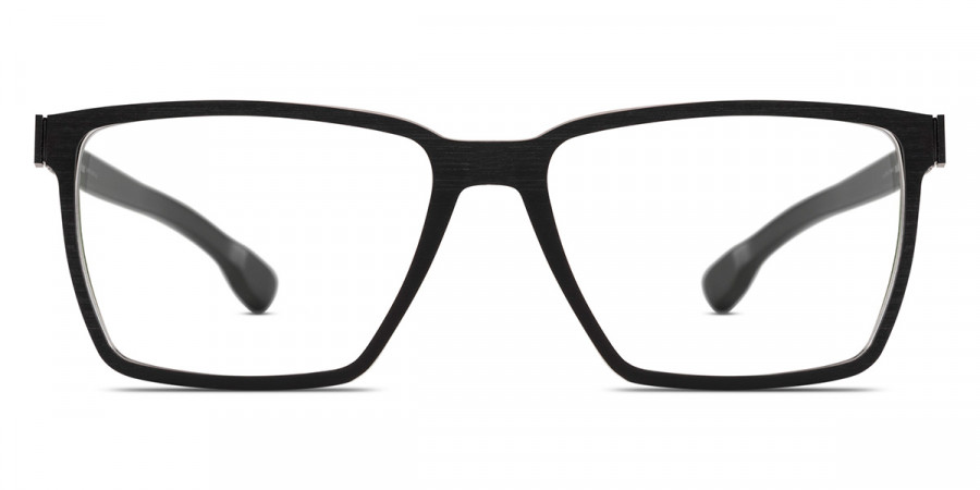 Ic! Berlin Axis Black-Rough Eyeglasses Front View