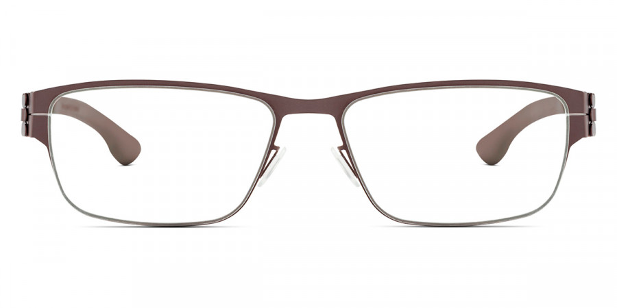 Ic! Berlin Basti S. Teak Eyeglasses Front View