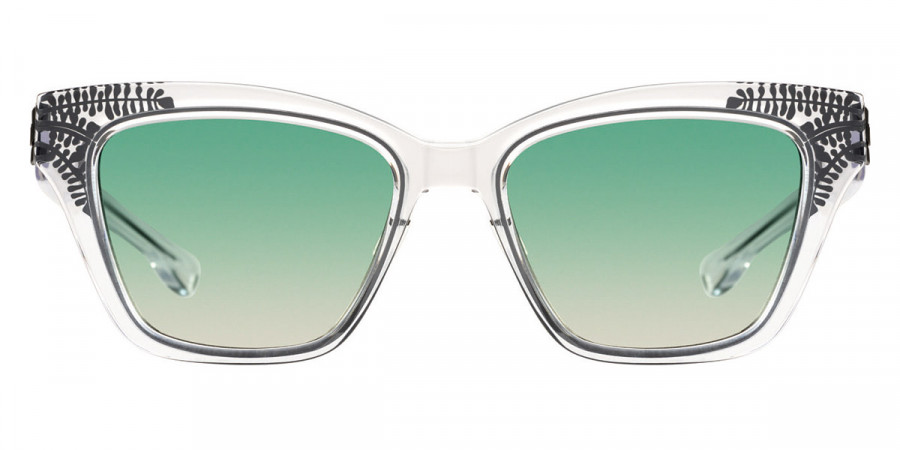 Ic! Berlin Bibhu 02 Black-Crystal-Clear-Matt Sunglasses Front View