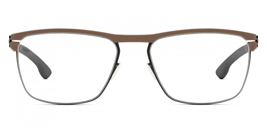 Ic! Berlin Central Black-Taupe Eyeglasses Front View
