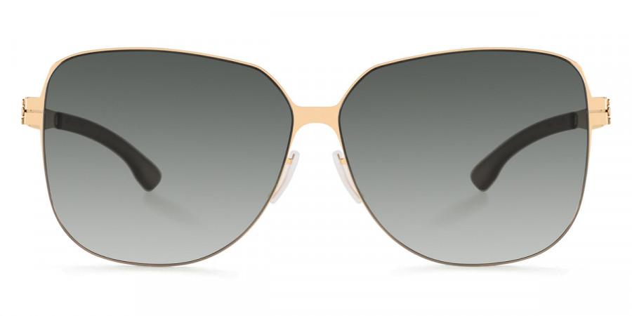 Ic! Berlin Cha Cha Rosé-Gold Sunglasses Front View