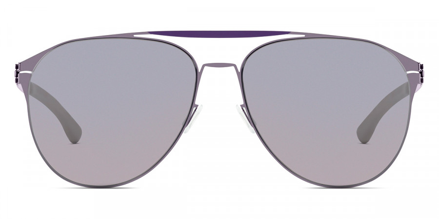 Ic! Berlin Daiying L. Aubergine Crocus Sunglasses Front View