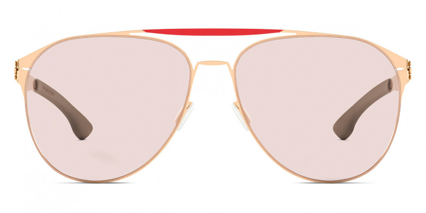 Ic! Berlin Daiying L. Rose Lava Sunglasses Front View