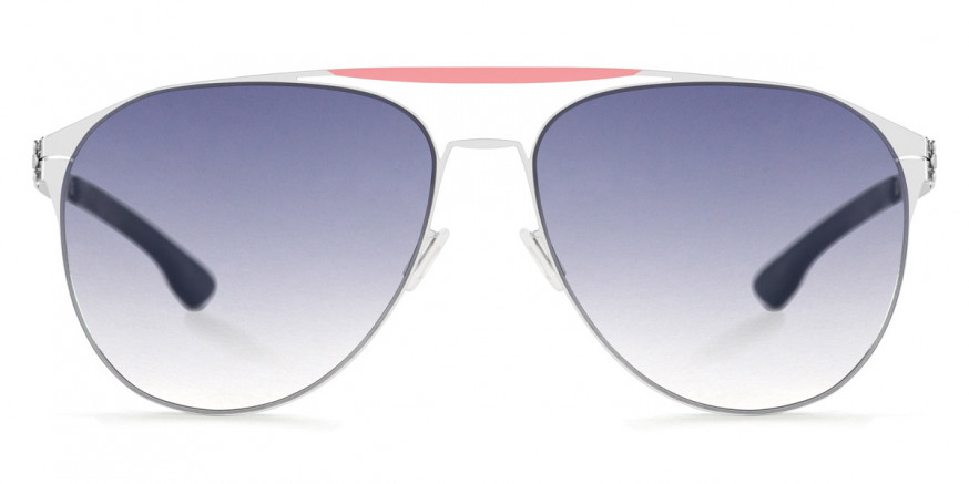 Ic! Berlin Daiying L. Silver Flamingo Sunglasses Front View