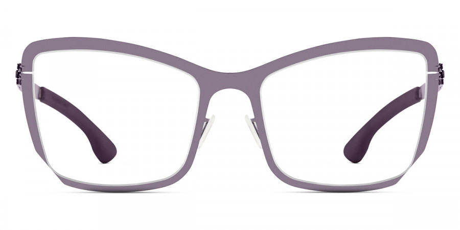 Ic! Berlin Denisa C. Shiny Aubergine Eyeglasses Front View