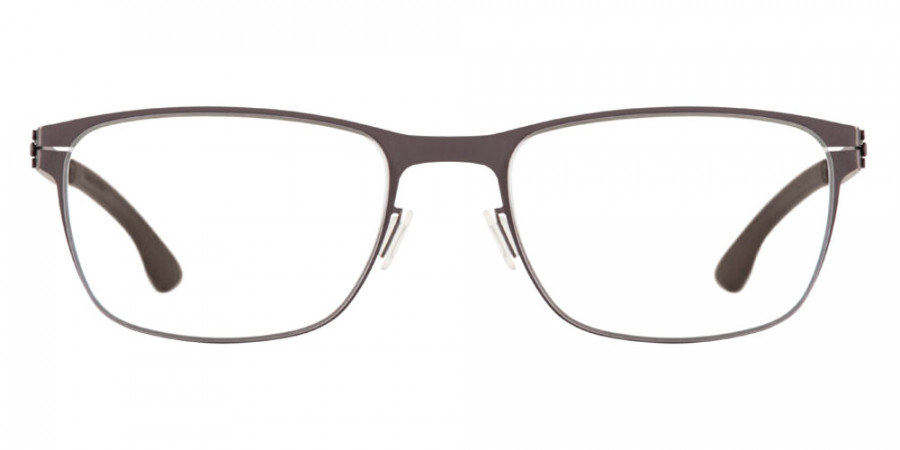 Ic! Berlin Dennis N. Large Teak Eyeglasses Front View