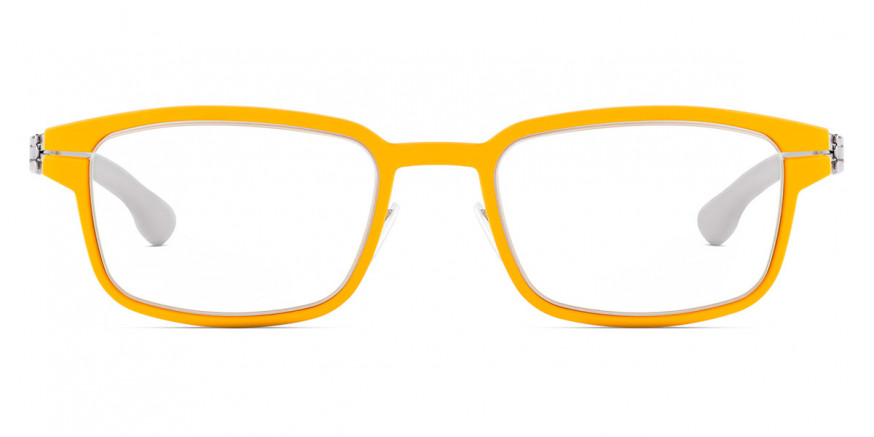 Ic! Berlin District Chrome-Yellow Eyeglasses Front View