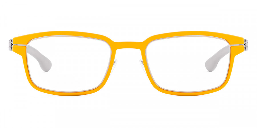 Ic! Berlin District Chrome-Yellow Eyeglasses Front View