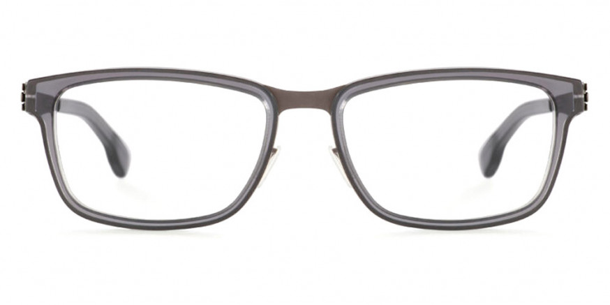 Ic! Berlin Ellner O. Graphite-Blue-Waters Eyeglasses Front View