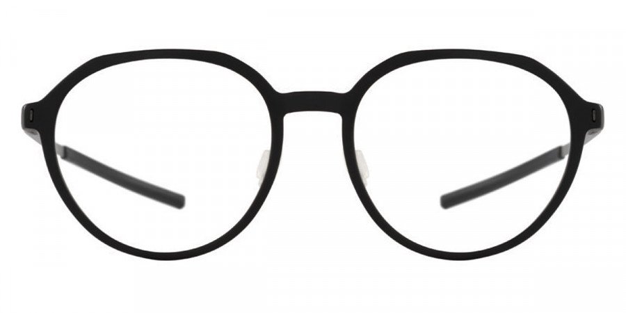 Ic! Berlin Enshi Black-Matt Eyeglasses Front View