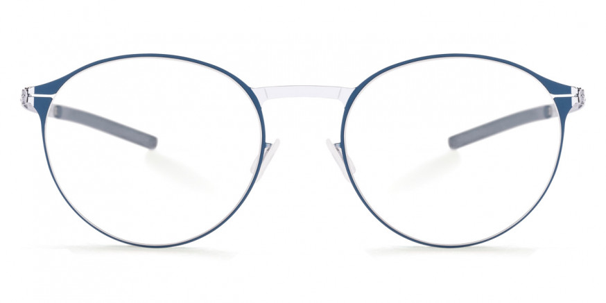 Ic! Berlin Etesians Harbour Silver Circle Eyeglasses Front View