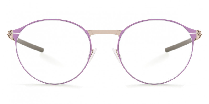 Ic! Berlin Etesians Orchid Bronze Circle Eyeglasses Front View