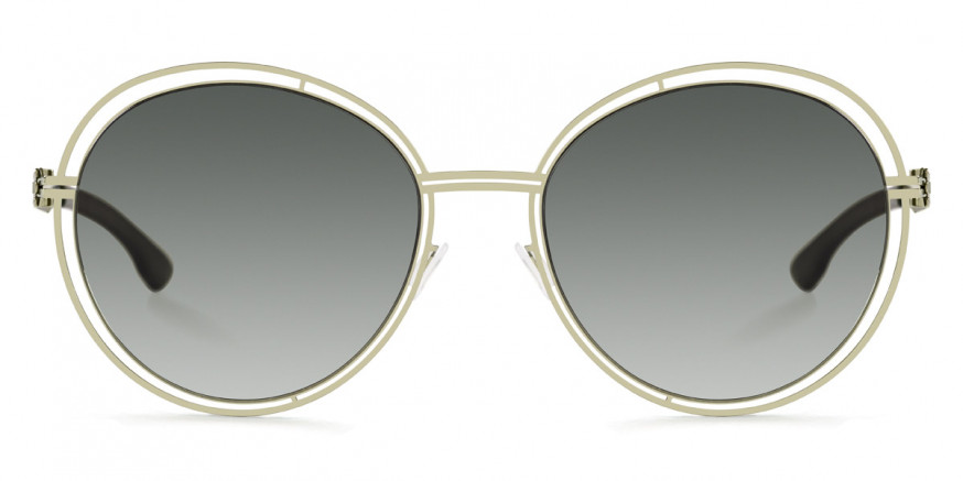 Ic! Berlin Flanieren Electric-Light-Olive Sunglasses Front View