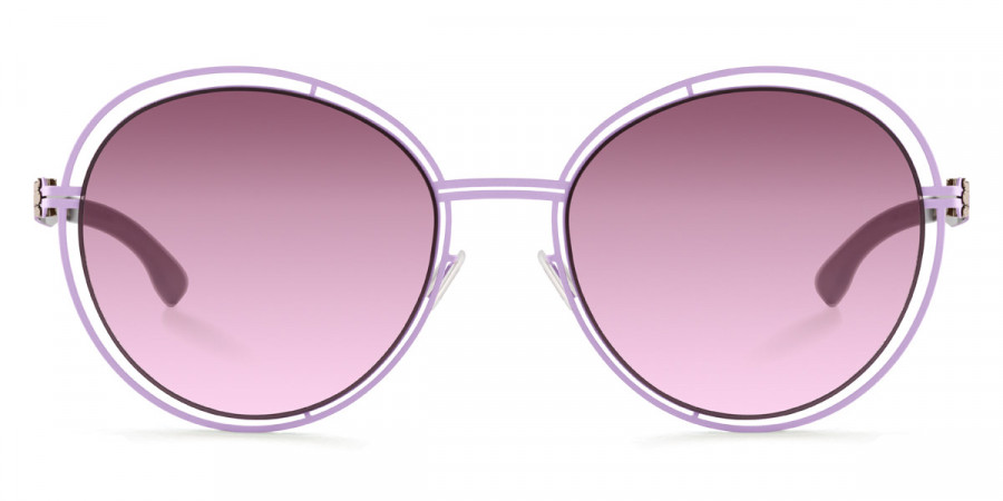 Ic! Berlin Flanieren Orchid Bronze Sunglasses Front View