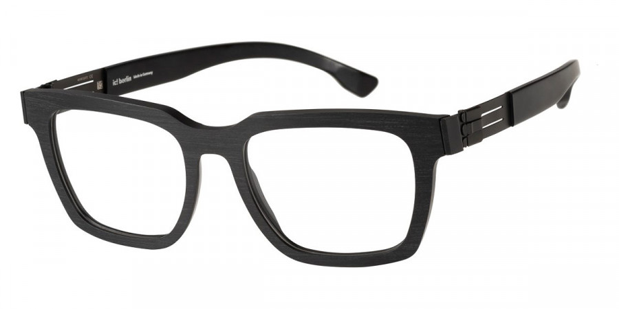 Ic! Berlin Geoffrey Ecoblack Rough Eyeglasses Side View