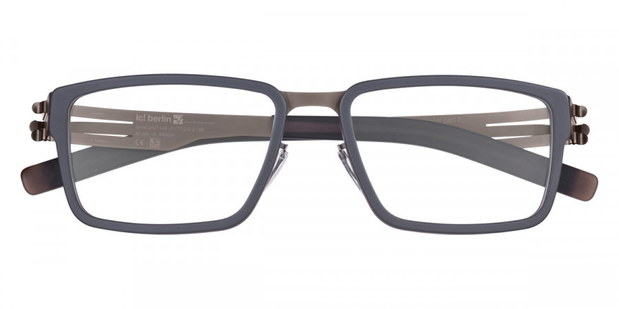 Ic! Berlin Gert H. Graphite-Rocky-Gray-Matt Eyeglasses Front View
