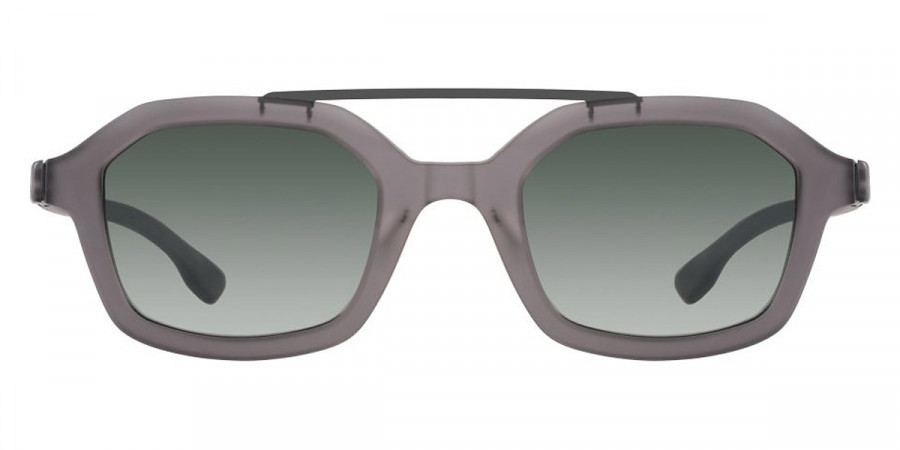 Ic! Berlin Graham EcoGray Matte/Shiny Aubergine Sunglasses Front View