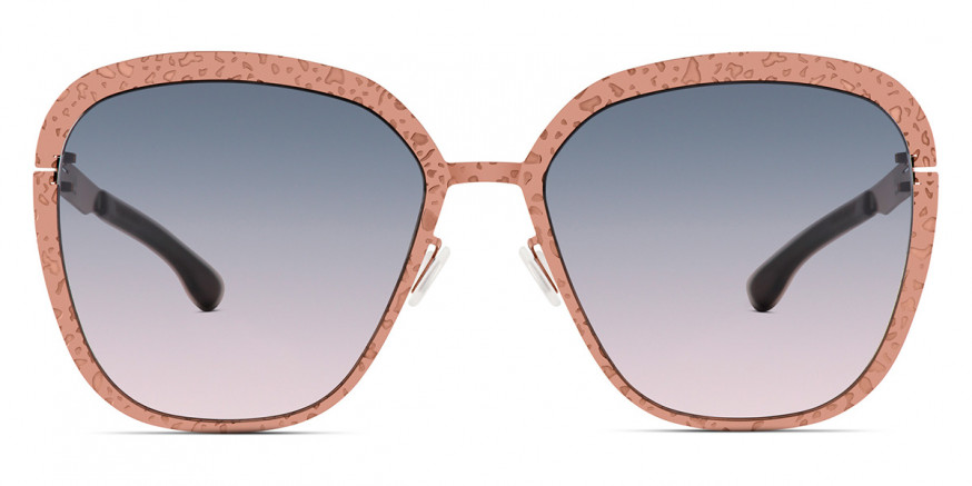 Ic! Berlin Grunewald Jaspis Shiny Copper Sunglasses Front View