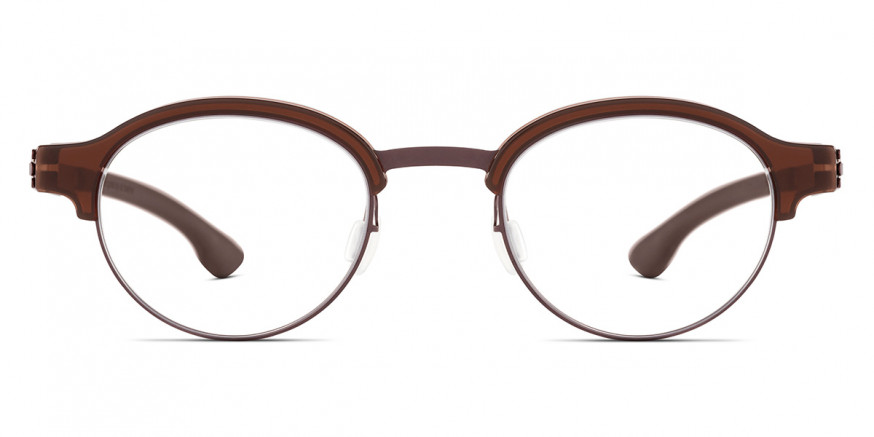 Ic! Berlin Haru Teak-Mahagony Eyeglasses Front View