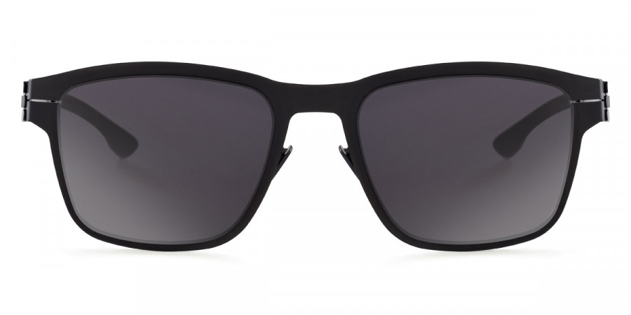 Ic! Berlin Hasenheide Black Sunglasses Front View