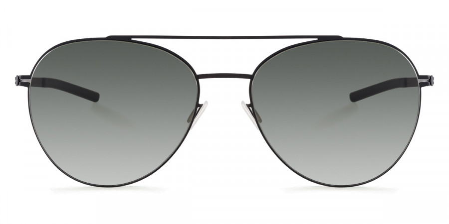 Ic! Berlin Hayate Black Sunglasses Front View
