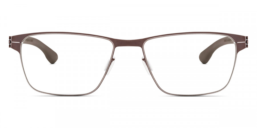 Ic! Berlin Henning O. Teak Eyeglasses Front View