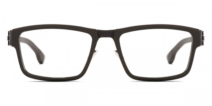 Ic! Berlin Igor R. Black-Deep-Forest Eyeglasses Front View