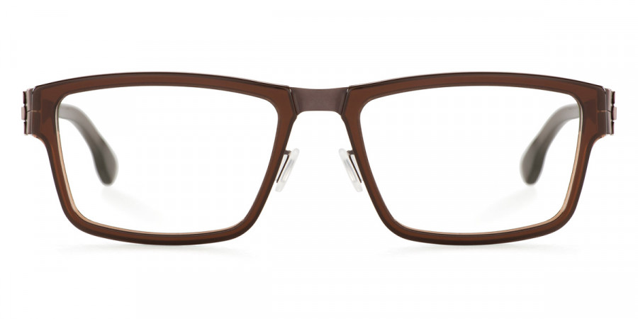 Ic! Berlin Igor R. Teak-Mahagony Eyeglasses Front View